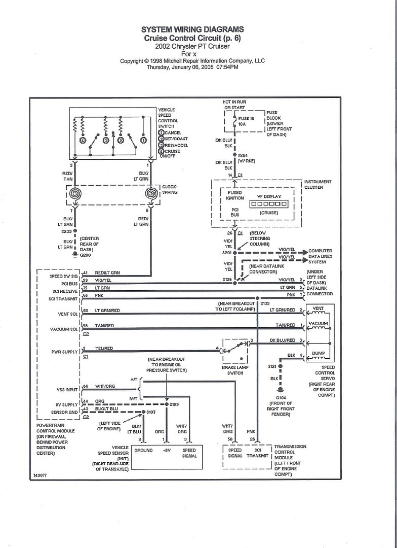 Wiring Diagram PDF: 2002 Pt Cruiser Electrical Wiring Diagram
